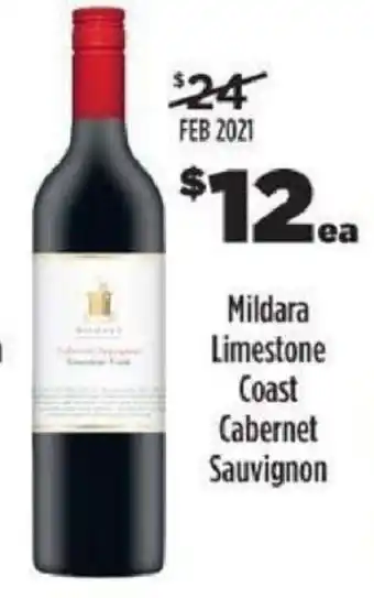 Mildara Limestone Coast Cabernet Sauvegnon