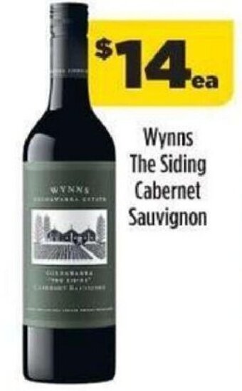 Liquorland Wynns The Siding Cabernet Sauvignon offer