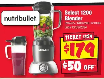 JB Hi-Fi Select 1200 Blender offer