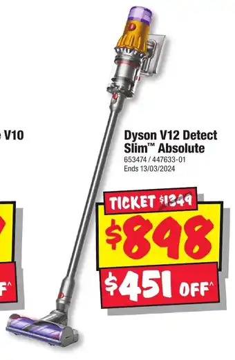 JB Hi-Fi Dyson V12 Detect Slim Absolute offer