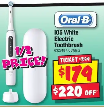 JB Hi-Fi i05 White Electric Toothbrush offer