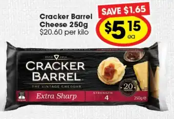 Ritchies Cracker Barrel Cheese 250g offer