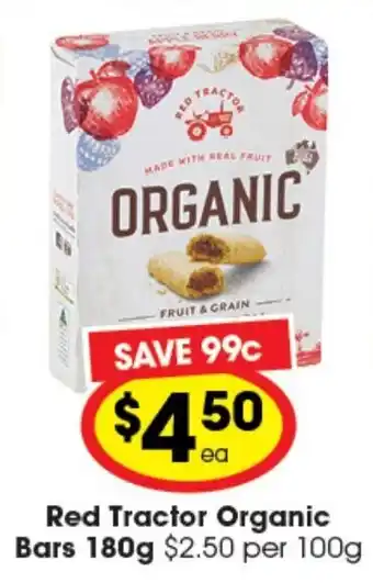 Ritchies Red Tractor Organic Bars 180g offer