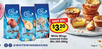 Ritchies White Wings Layered Cake Mix 200-250g offer