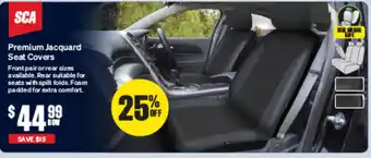 SuperCheap Auto Premium Jacquard Seat Covers offer