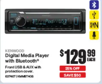 SuperCheap Auto Digital Media Player with Bluetooth offer