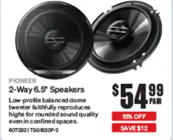SuperCheap Auto 2-Way 6.5* Speakers offer