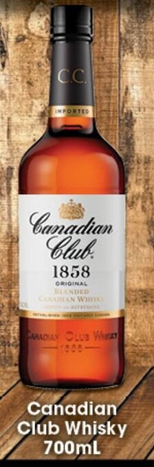 Ritchies Canadian Club Whisky 700ml offer
