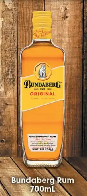 Ritchies Bundaberg Rum 700ml offer
