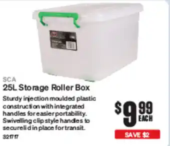 SuperCheap Auto 25L Storage Roller Box offer
