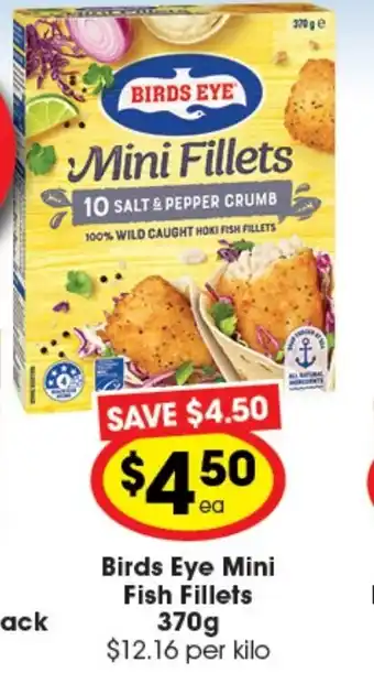 Ritchies Birds Eye Mini Fish Fillets 370g offer