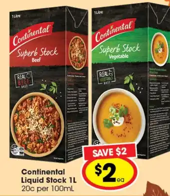 Ritchies Continental Liquid Stock 1L offer