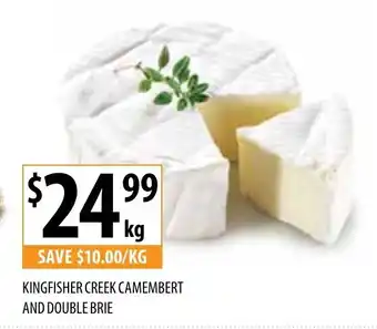 Kingfisher Creek Camembert and Double Brie