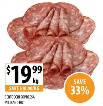 Supabarn Bertocchi Sopressa Mild and Hot offer