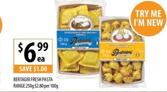 Supabarn Bertagni Fresh Pasta Range 250g offer