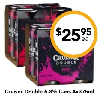 Cruiser Double 6.8% Cans 4x375ml