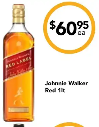 Johnnie Walker Red 1lt