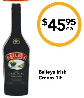 Drakes Baileys Irish Cream 1lt offer