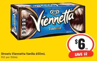 IGA Streets Viennetta Vanilla 650mL offer