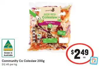 IGA Community Co Coleslaw 200g offer