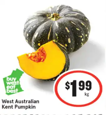 IGA West Australian Kent Pumpkin offer