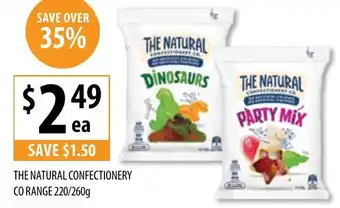 Supabarn The Natural Confectionery Co 220/260g offer