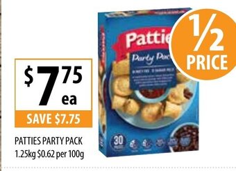 Supabarn Patties Party Pack 1,25kg offer