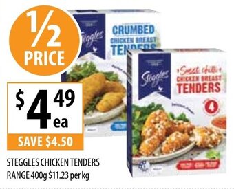 Supabarn Steggles Chicken Tenders Range 400g offer
