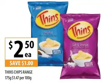 Supabarn Thins Chips 175g offer