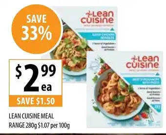 Supabarn Lean Cuisine Meals Range 280g offer