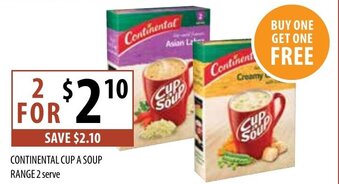 Continental Cup a Soup Range 2 Serve