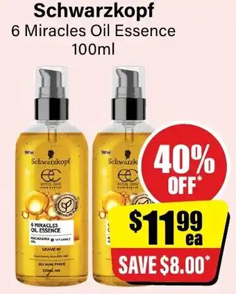 Schwarzkopf 6 Miracles Oil Essence 100ml
