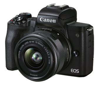 Canon eos m50 mark ii mirrorless camera + ef-m 15-45mm lens kit