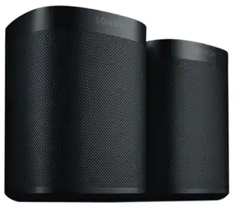 Videopro Sonos one (gen 2) twin pack - black offer
