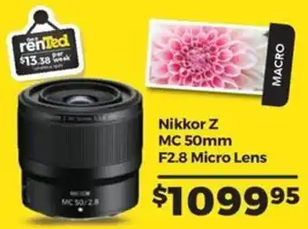 Teds Cameras Nikkor Z MC 50mm F2.8 Micro Lens offer