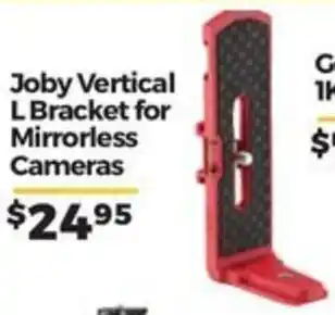 Teds Cameras Joby Vertical L Bracket for Mirrorless Cameras offer