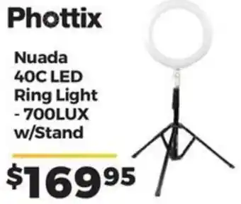 Teds Cameras Phottix Nuada 40C LED Ring Light - 700LUX w/Stand offer