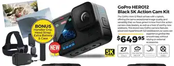 Teds Cameras GoPro HERO12 Black 5K Action Cam Kit offer