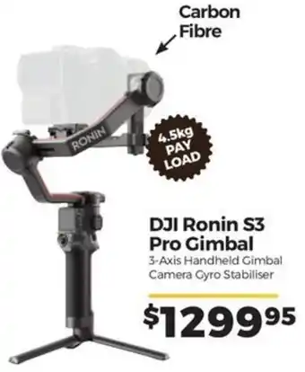 Teds Cameras DJI Ronin S3 Pro Gimbal offer