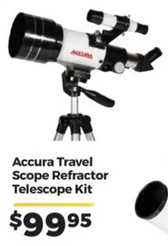 Teds Cameras Accura Travel Scope Refractor Telescope Kit offer