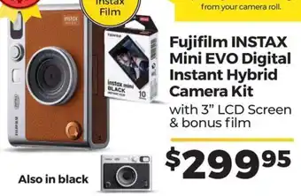 Teds Cameras Fujifilm INSTAX Mini EVO Digital Instant Hybrid Camera Kit offer