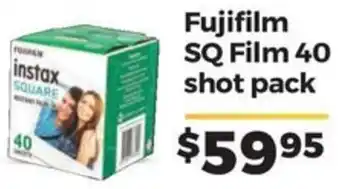 Teds Cameras Fujifilm SQ Film 40 shot pack offer