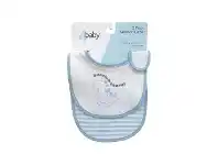 Baby Bunting 4Baby Newborn Slogan Bib - Snack-A-Saurus 2 Pack offer