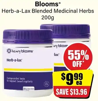 Blooms Herb-a-Lax Blended Medicinal Herbs 200g