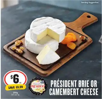 Président Brei or Camembert Cheese