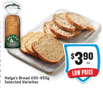 IGA Helga's Bread Range 650g-850g offer