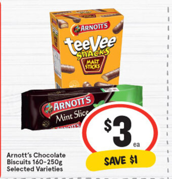 IGA Arnott's Chocolate Biscuits 160-250g offer