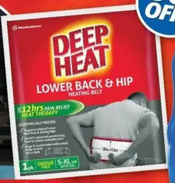 Cincotta Chemist DEEP HEAT LOWER BACK & HIP HEATING BELT offer
