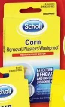 Cincotta Chemist SCHOLL Corn Removal Plasters Washproof Medicated 8 Pack offer