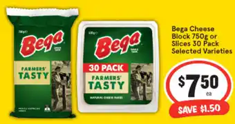 IGA Bega Cheese Block 750g offer